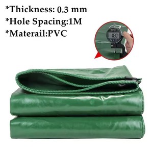 Bâche imperméable respirante <span class=keywords><strong>de</strong></span> 0,3 mm, vert foncé, épaississement, revêtement en PVC, auvent, couverture pour plantes <span class=keywords><strong>de</strong></span> jardin, gazebo, pergola, tente, bâche - Product Image 4