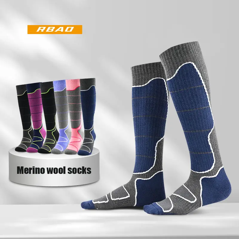 Großhandel individuelle Socken hohe Qualität Strickwaren Baumwolle Sport Herren Laufmannschaft Wandern Basketball Doppelsocken