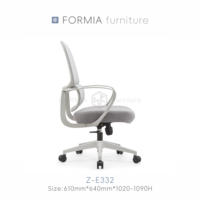 Chaise de bureau ergonomique pivotante de direction, design moderne, avec certification Bifma Greengurad, vente en gros d'usine