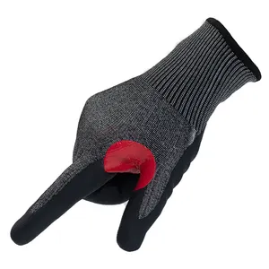 18 Gauge Cut Resistant Gloves With Micro Foam Nitrile Palm Reinforcement Gloves