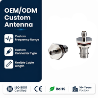 Adaptador BNC Macho a Hembra Roscada, Conector Coaxial RF de 50 Ohmios para Conexión de Señal de Antena, Compatible con Personalización OEM