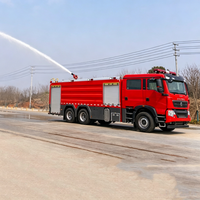 Camion pompier diesel Sinotruck HOWO 6x4 neuf avec réservoir d'eau de 7001-10000L, transmission manuelle, 351-450 ch, Euro 5, Hubei