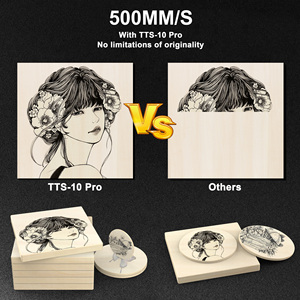 Twotrees TTS-10W <span class=keywords><strong>Pro</strong></span> 3D pha lê cầu vồng mạ Tumbler cho laser dưới bề mặt Khắc Máy đánh dấu cho kim loại 3D - Product Image 4