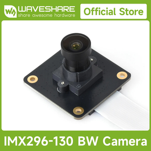 Cámara monocromática Waveshare IMX296 de 1.6MP M12, obturador global, compatible con Raspberry Pi 5/4B/Pi Zero K743 - Product Image 2