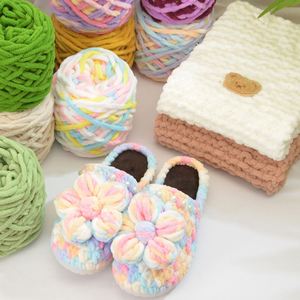 Hilo de Chenilla Grueso <span class=keywords><strong>para</strong></span> Tejer a Crochet y con Agujas, Hilo Suave y Grueso <span class=keywords><strong>para</strong></span> Mantas de Bebé, <span class=keywords><strong>para</strong></span> Principiantes en Costura - Product Image 2