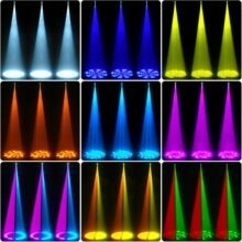 Mini <span class=keywords><strong>Lyre</strong></span> DMX à tête mobile 90W, Effet Lumière DJ Bee Eyes, Lampe Mobile 6x15W <span class=keywords><strong>LED</strong></span> RGBW pour Mariage, Bar, Club, Fête - Product Image 5