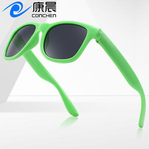 Lunettes de soleil classiques rétro pour enfants, monture carrée en PC, protection UV400, unisexe, mode, voyage, K1028 - Product Image 4