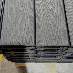 Panneau mural de revêtement en Wpc résistant à la pluie UV imperméable pour la construction de maisons murales extérieures - Product Image 1