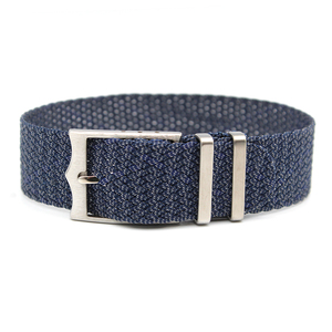 새로운 업그레이드 원피스 빈티지 시계 시계 스트랩 두 혼합 블랙 나일론 <span class=keywords><strong>Perlon</strong></span> 스트랩 18mm 20mm 22mm - Product Image 6