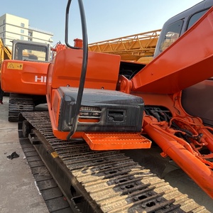 Excavatrice sur chenilles hydraulique Hitachi EX120 d'occasion, de haute qualité, petite pelle pour travaux de construction - Product Image 3