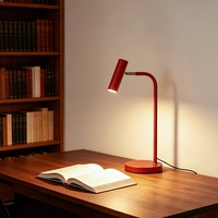 Lampe de table LED de style nordique transfrontalier pour salons et chambres d'hôtel ; Lumière d'ambiance de lecture de type projecteur, éclairage d'appoint