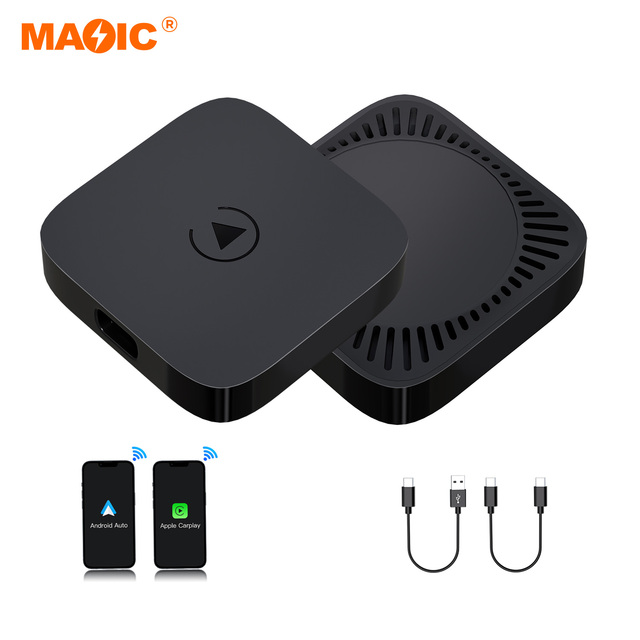 Wireless Carplay Box Video Adapter 3 in 1 Multimedia Smart Bo Bluetooth 5.0