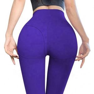 เลกกิ้งเอวสำหรับออกกำลังกายกางเกงโยคะโลโก้แบบกำหนดเอง - Product Image 3