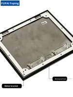 Fpaier Panneau de prises de sol de type ouvert en acier inoxydable à montage plat Norme IP20 pour mise à la terre résidentielle et usage général