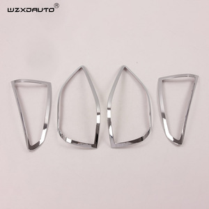 For 2019 <b>Chrome</b> Accessories Tail Rear <b>Light</b> Lamp <b>Shade</b> Bezel Cover Trim - Product Image 5