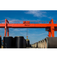 Grue portique à double poutre sur rail, mobile, électrique, 20 tonnes, pour garage, à vendre