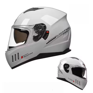 Cascos de Motocicleta, Casco Rígido de ABS, Práctico Casco de Motocross Todoterreno con Doble Lente y Protección Solar - Product Image 3
