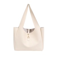 Sac à main seau vintage de créateur en cuir PU grande capacité pour femme avec serrure, idéal pour le shopping