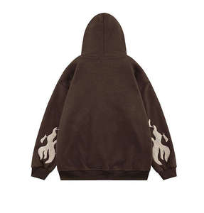 पुरुषों के कपड़ों की डिजाइन सेवाएं पूर्ण चेहरे ज़िप स्वेटर ऊपरी चेहरे वाले पुरुषों के हुडी कस्टम लोगो गोल्फ परिधान पुरुषों के जिप हुडी - Product Image 2