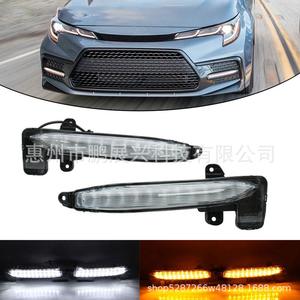 Luces de Circulación Diurna LED para Toyota Corolla, Faros Antiniebla, Versión Estadounidense 2020 2021, Par Izquierdo y Derecho, Material ABS - Product Image 5
