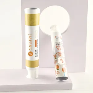 soft aluminum squeeze tubes cream cosmetic empty plastic packaging toothpaste tube for toothpaste