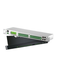 Système de surveillance intégré pour centre de données intérieur W-TEL avec moniteur et contrôleur de température et d'humidité, protocole sans fil RS485