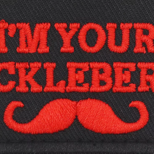 Vente chaude Nouveau Design <span class=keywords><strong>JE</strong></span> SUIS VOTRE HUCKLEBERRY Brassard Brodé Funny Collage Dorm Slogan Brassard Magic Patch - Product Image 3