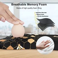 Alas Mouse Ergonomis Gel/Silikon dengan Bantalan Pijat Pergelangan Tangan dan Bantal Tangan untuk Aksesoris Komputer Kantor dan Rumah, Tersedia
