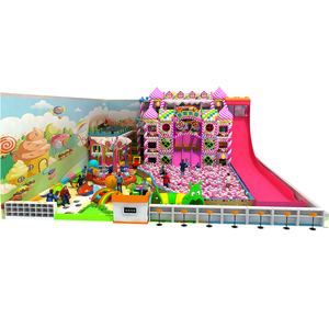 Aire de jeux intérieure sur le thème des bonbons, aire de jeux en sable, toboggan d'amusement pour enfants - Product Image 3