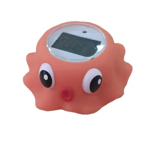 해파리 모양 목욕 온도계 디지털 목욕과 방 온도계 아기 목욕 뜨는 장난감