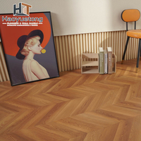 Plancher stratifié de haute qualité, classe 33, résistant à l'eau, motif parquet, résistant aux rayures, système de clic, noyau HDF de 12 mm
