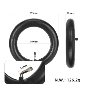 2 Ensembles de Chambres à Air Renforcées Ulip 9*3.0-5.5 avec Valve à 90 Degrés et Leviers Courts de 12 cm pour Kukirin G2 Pro - Product Image 2