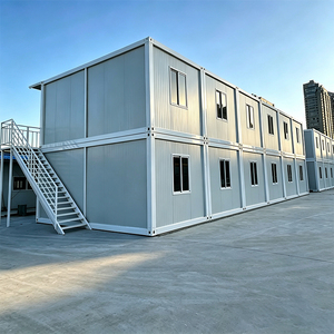 บ้านสำเร็จรูปแบบตู้คอนเทนเนอร์ 3 <span class=keywords><strong>ชั้น</strong></span> สำหรับอยู่อาศัย <span class=keywords><strong>แบบ</strong></span>โมดูลาร์ พร้อมบันไดภายนอก สำนักงานสำเร็จรูปพร้อมใช้งานสำหรับโลจิสติกส์ อาคารสำนักงานสำเร็จรูปสำหรับห้างสรรพสินค้า - Product Image 5