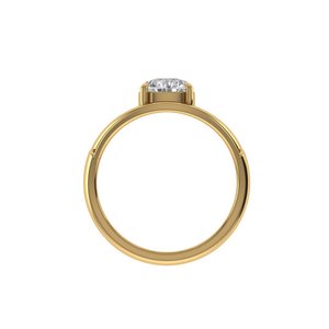 Bague en diamant de laboratoire taille poire, argent 925, or 9 carats, 14 carats, 18 carats pour bijoux féminins - Product Image 2