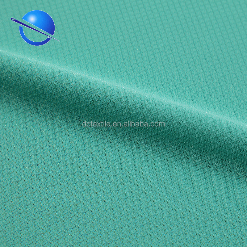 Основовязаная блестящая двойная трикотажная ткань из полиэстера для ткани