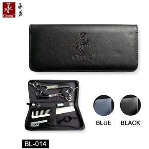 BL-014 Pochette/Étui en Cuir Artificiel pour Ciseaux de Coiffure à 2 Lames, Emballage en PU pour <span class=keywords><strong>Babar</strong></span> CHENG YONGHE - Product Image 2