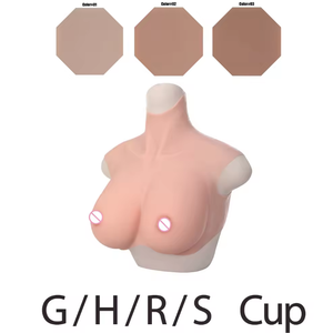 Prothèses mammaires en silicone ultra-douces et confortables pour hommes, femmes, travestis, sissies et transgenres – Poitrine artificielle <span class=keywords><strong>sexy</strong></span> à très grandes poitrines - Product Image 6