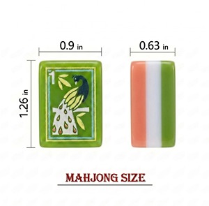 Exquisite-Crafted Premium Acrylic Cloisonne Inspired Luxury Style American <b>Mahjong</b> Accessories for Adults Family Game <b>Set</b> - Product Image 4