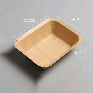 Disposable Food Packing Box In Paper Kraft Paper Takeaway Food Box Takeaway Food Box