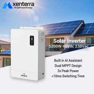 Onduleur solaire hybride mural hors réseau avec fonction parallèle, garantie de 3 à 5 ans, onduleur AC 5000W, générateur solaire - Product Image 1