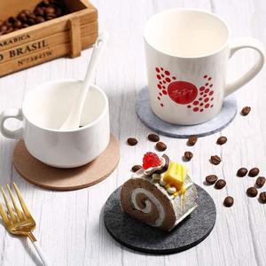 Sottobicchieri rotondi personalizzati per bevande <span class=keywords><strong>tavolo</strong></span> da pranzo cuscinetto di protezione resistente al calore tazza tè tè tazza calda tovaglietta - Product Image 5