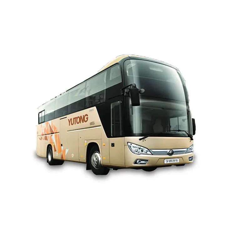 حافلات Yutong مستعملة 55 مقعدًا Euro3 مستخلصات مستخلفة باليد اليسرى 12m Yutong Bus للبيع