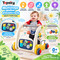 Tapis d'éveil multifonctionnel TOPSKY TOYS en forme d'animal, trotteur d'apprentissage pour bébé, jouet d'éveil et de marche en plastique pour enfants