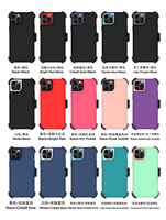 Coque de téléphone IVYMAX en TPU+PC pour iPhone 14 15 16 Pro Max, protection triple intégrale, vente directe, offre spéciale
