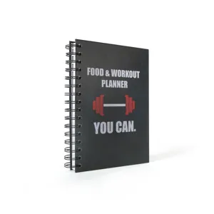 2024 Lined Fitness And Mindset Journal Planner Custom Printing Logo Notebook Diary Workout Logbook Exercise Undated Journal