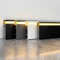 Plinthe LED, Plinthe de sol LED, Plinthe avec éclairage LED, Plinthe en aluminium