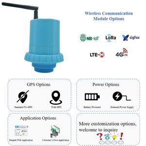 5m טווח df555 קטן חיישן רמת דלק קולי קטן רמת מים חיישן מים עבור מערכת דלק gps ניטור גובה טנק ארוך - Product Image 2