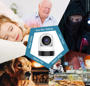 Système de caméra de sécurité à domicile WiFi sans fil IP360 PTZ 3MP Vision nocturne AI Surveillance intelligente avec détection vocale et de mouvement IP66 - Product Image 5