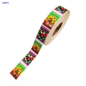 カラフルなCYMKロールロールデジタルラベル印刷片面接着ステッカー耐熱性ポリイミド材料ホットメルト接着剤 - Product Image 3