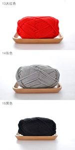Vente chaude Section Teint Lait Coton Fil 5 Brins Moyen Épais Enfants Fil Crochet Tricoté À La Main Écharpe Sac Fil Épais Fil - Product Image 5